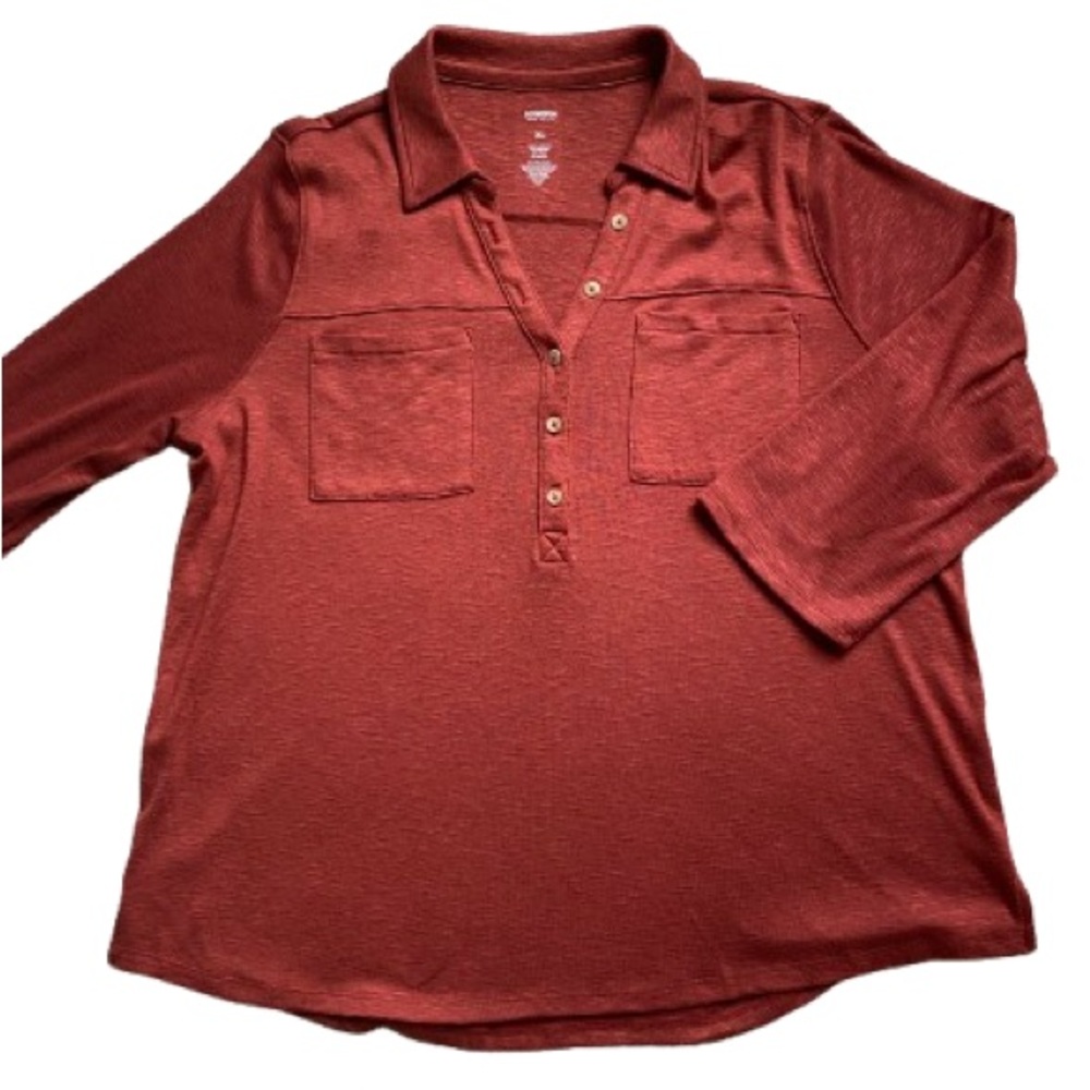Women’s Sonoma Rust-Colored Top